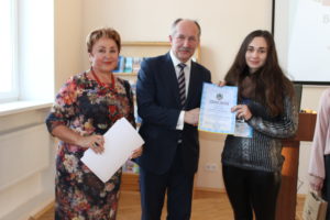 Participation in the II stage of the profile All-Ukrainian student's Olympiad