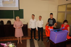 On May 30, 2018 at a meeting of the Academic Council of the NFUU solemn presentation of the sports uniform to the University football team took place